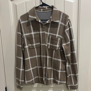 Brown Plaid Men's Jacket